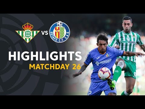 Highlights Real Betis vs Getafe CF (1-2)