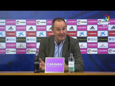 Rueda de prensa de Víctor Fernández tras el Real Zaragoza vs UD Almería (1-1)