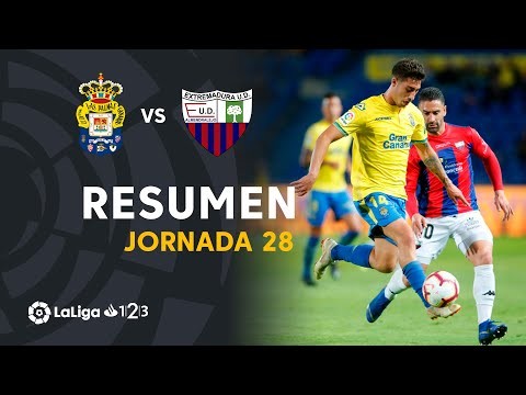 Resumen de UD Las Palmas vs Extremadura UD (1-1)