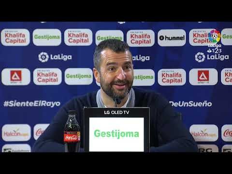 Rueda de prensa de Diego Martínez tras el CF Rayo vs Granada CF (0-3)