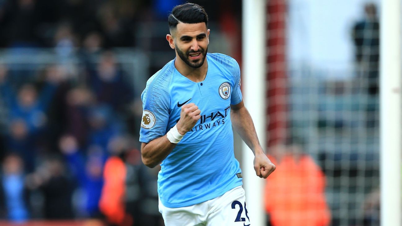 Manchester City are thriving on title pressure - Mahrez