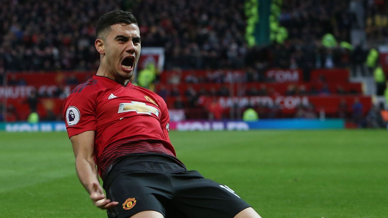 Andreas Pereira's confidence grows as he gets his chance at Man United