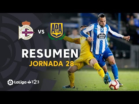 Resumen de RC Deportivo vs AD Alcorcón (2-2)