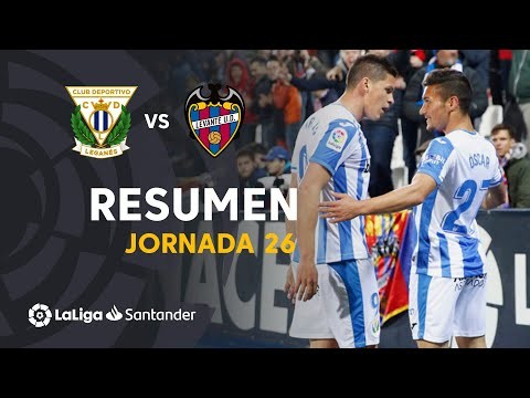 Resumen de CD Leganés vs Levante UD (1-0)