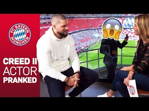 FC Bayern surprises Creed II actor Florian Munteanu