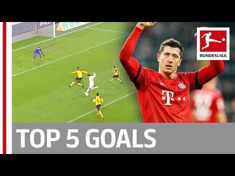 Top 5 Goals on Matchday 24 -  Lewandowski, Bailey, Ji & More