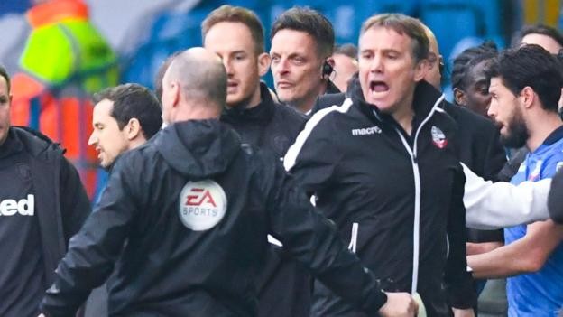 Leeds and Bolton fined while Phil Parkinson given two-game ban