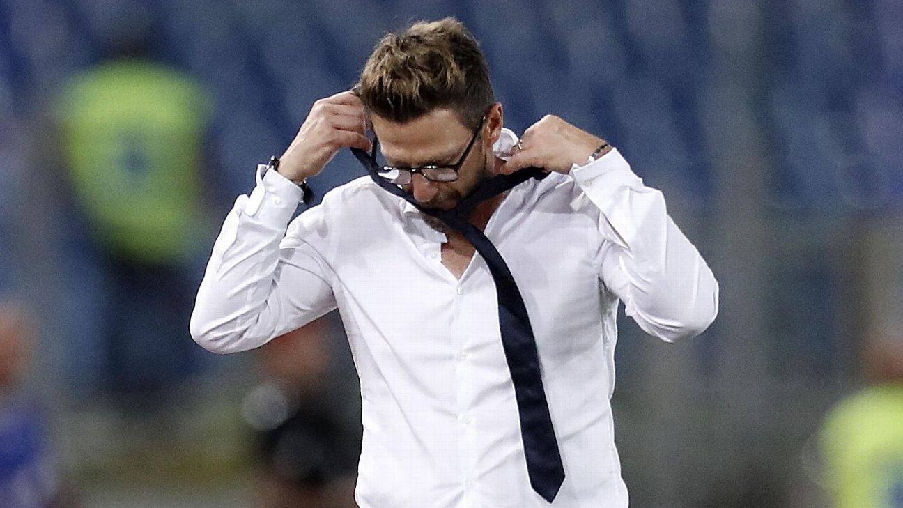 Roma sack Eusebio Di Francesco following Champions League elimination
