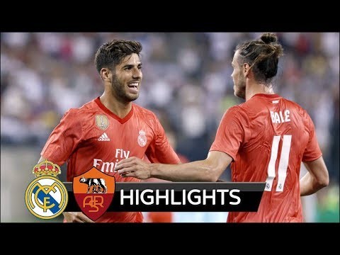 Real Madrid vs AS Roma 2-1 - All Goals & Extended Highlights - Friendly 07/08/2018 HD