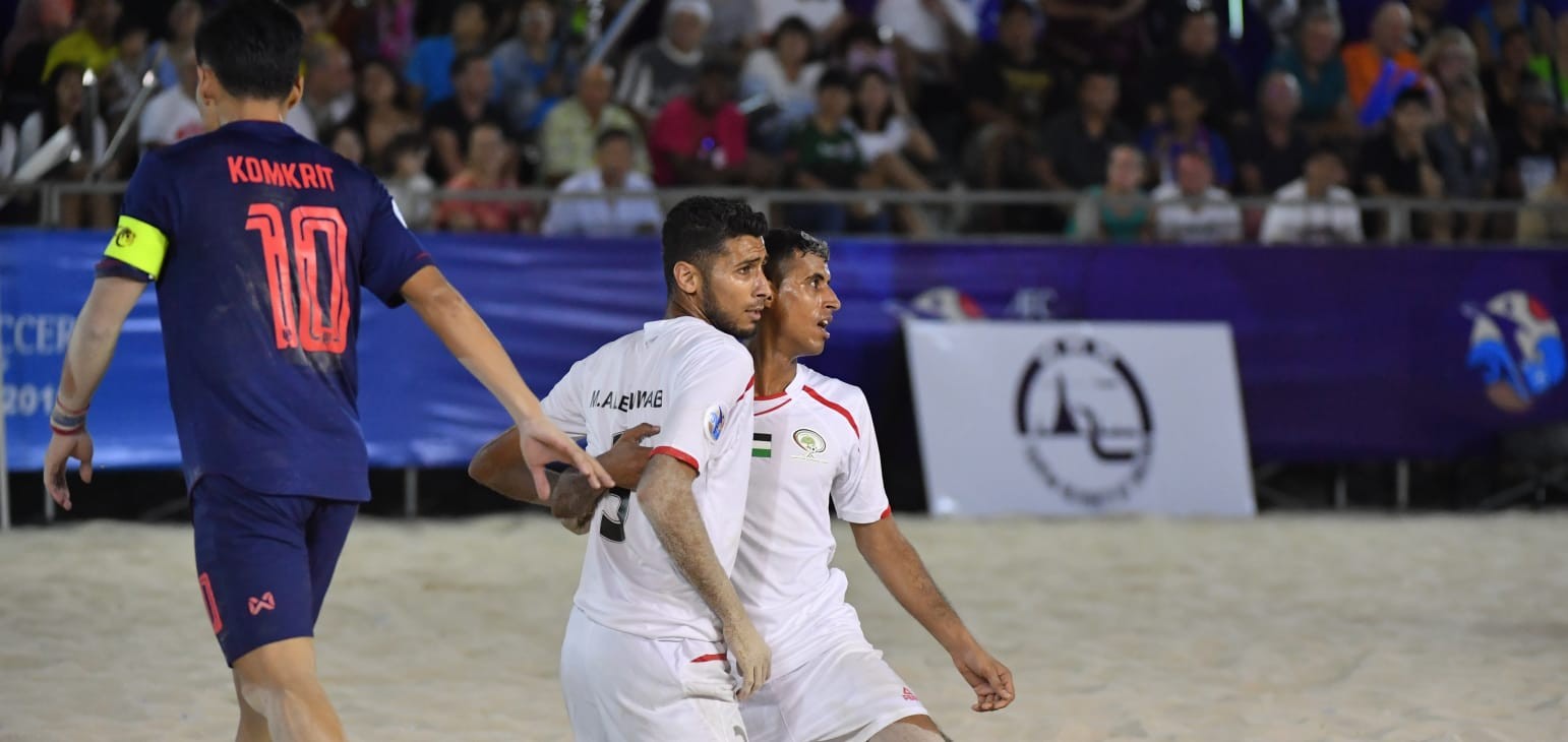 Group A: Thailand 2-5 Palestine