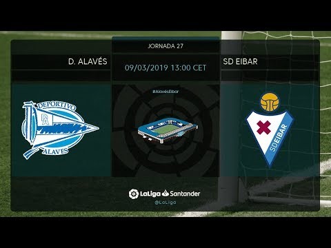 Calentamiento D. Alavés vs SD Eibar