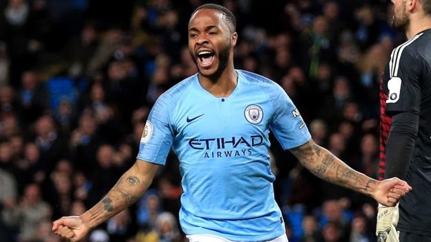 Man City 3-1 Watford: Sterling hat-trick lifts leaders clear of Liverpool