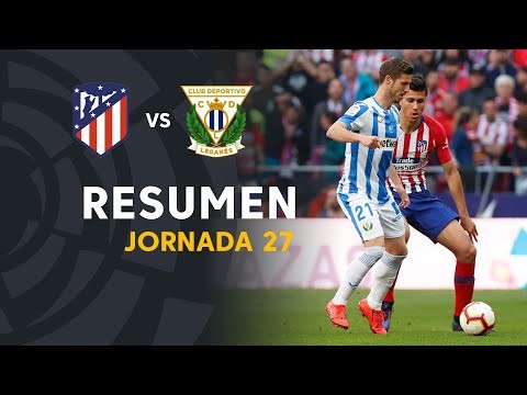 Resumen de Atlético de Madrid vs CD Leganés (1-0)