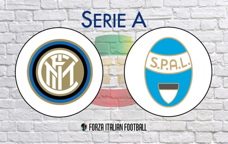 Inter v SPAL: Official Line-Ups