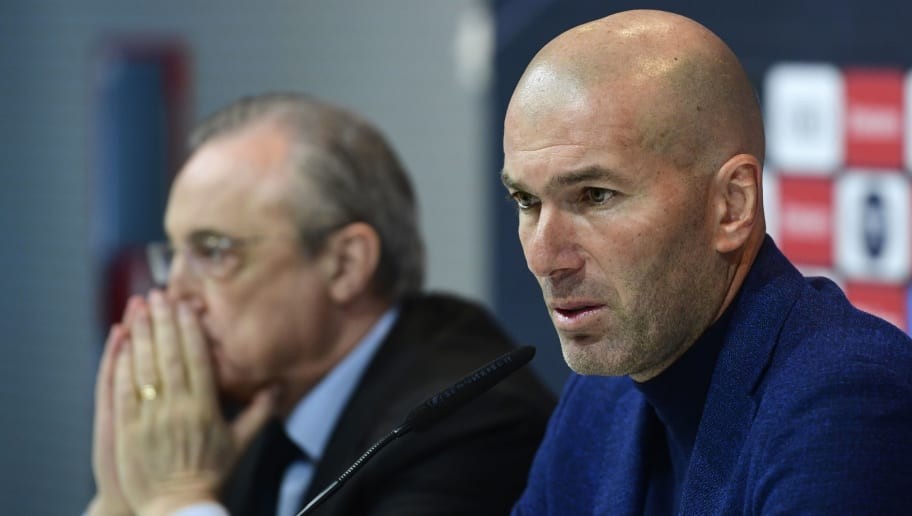Top Target Zinedine Zidane Doubting Real Madrid Return as Club President Receives Mourinho Blow