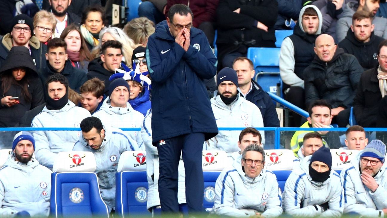 Chelsea missed 'great opportunity' dropping points against Wolves - Sarri
