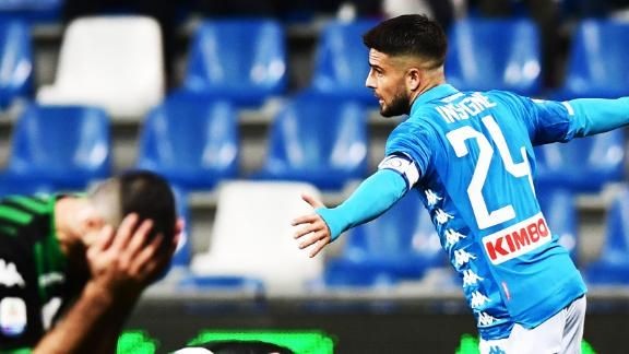 Insigne rescues Napoli from defeat at Sassuolo