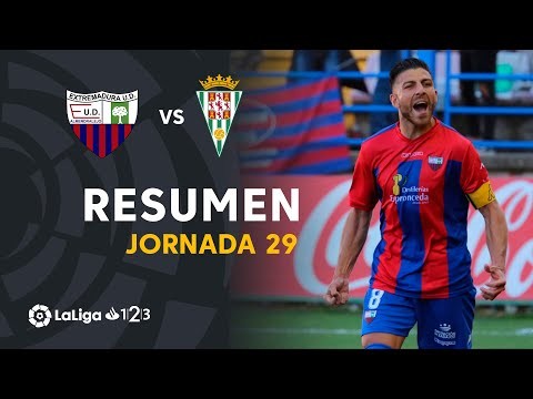 Resumen de Extremadura UD vs Córdoba CF (3-0)