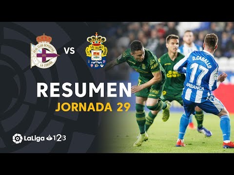 Resumen de RC Deportivo vs UD Las Palmas (0-1)