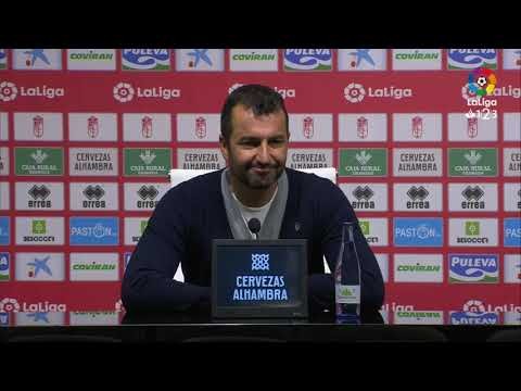 Rueda de prensa de Diego Martínez tras el Granada CF vs Real Zaragoza (1-0)