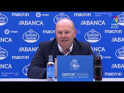 Rueda de prensa de Pepe Mel tras el RC Deportivo vs UD Las Palmas (0-1)