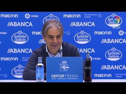 Rueda de prensa de Natxo González tras el RC Deportivo vs UD Las Palmas (0-1)