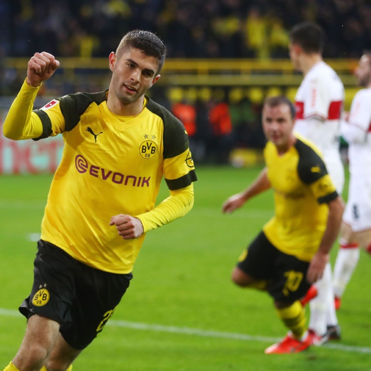 Pulisic on target as Dortmund earn hard-fought win over Stuttgart