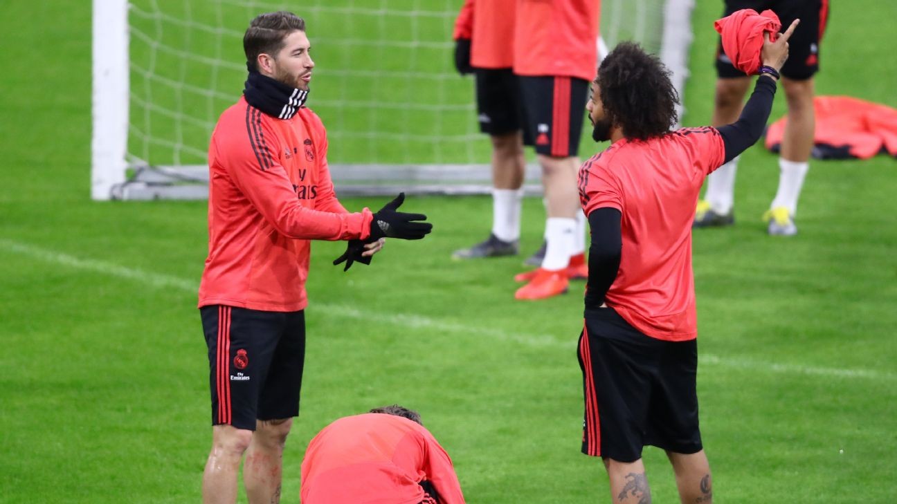 Real Madrid teammates Ramos, Marcelo involved in training ground row - sources