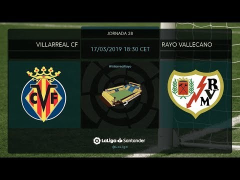 Calentamiento Villarreal CF vs Rayo Vallecano