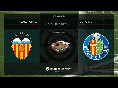 Calentamiento Valencia CF vs Getafe CF