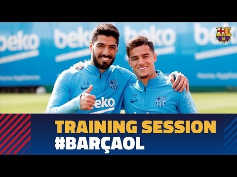 Back to work to prepare the Champions League match against Lyon