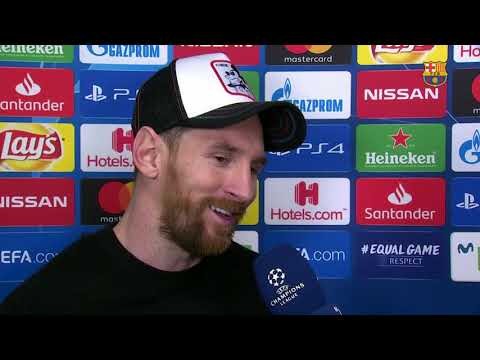 BARÇA 5-1 LYON | Messi: 'Toque quien toque ahora va a ser complicado'