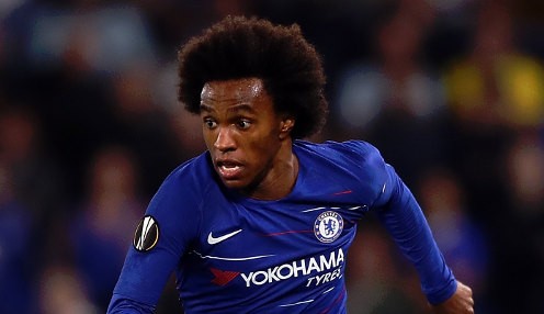 Willian supports focused Hazard
