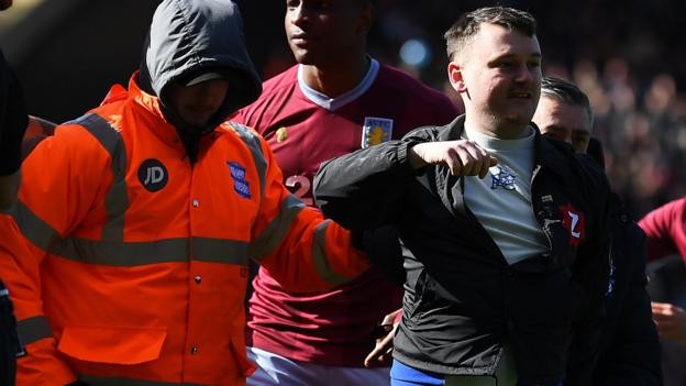 Pitch invaders: English governing bodies promise 'strongest sanctions'
