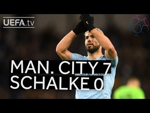 MAN. CITY 7-0 SCHALKE #UCL HIGHLIGHTS