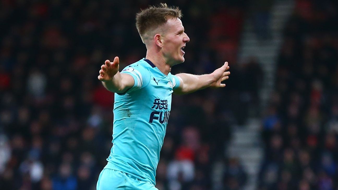 Last-gasp Ritchie strikes as Newcastle draw at Bournemouth