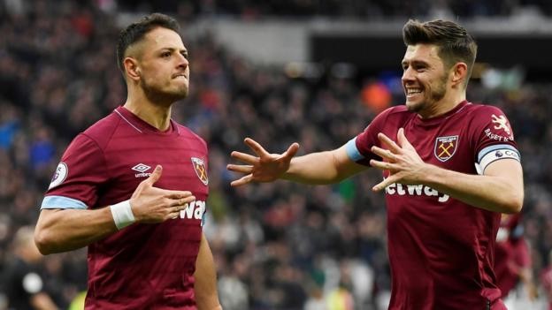 West Ham United 4-3 Huddersfield Town: Javier Hernandez double rescues Hammers