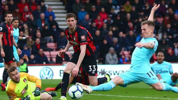 Bournemouth 2-2 Newcastle: Matt Ritchie volley rescues point for Magpies.