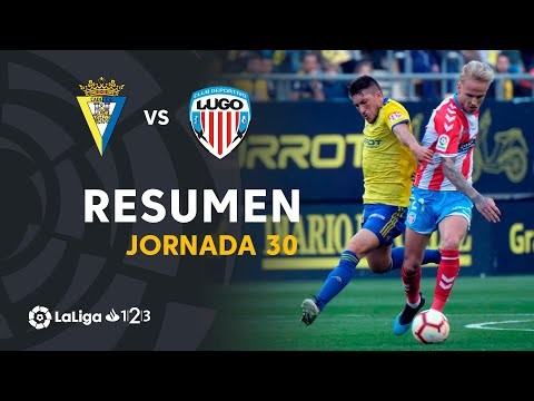 Resumen de Cádiz CF vs CD Lugo (1-1)