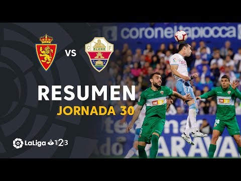 Resumen de Real Zaragoza vs Elche CF (1-0)