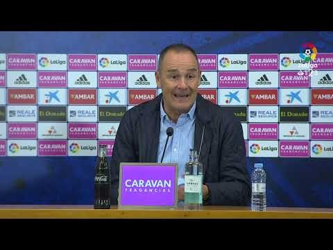 Rueda de prensa de Víctor Fernández tras el Real Zaragoza vs Elche CF (1-0)