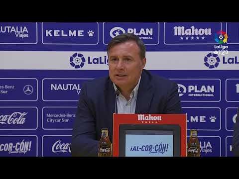 Rueda de prensa de Cristóbal Parralo tras el AD Alcorcón vs CD Tenerife (1-1)