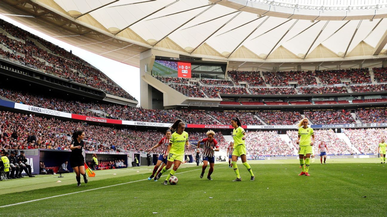 Atletico Madrid vs. Barcelona breaks world record for women's club match