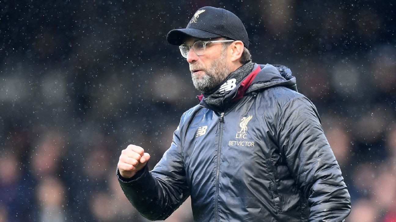 Liverpool's Klopp: No concern over players' nerves after Fulham win