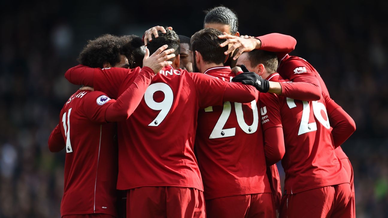 Liverpool go top with win at Fulham, yet their form suggests title may be beyond them