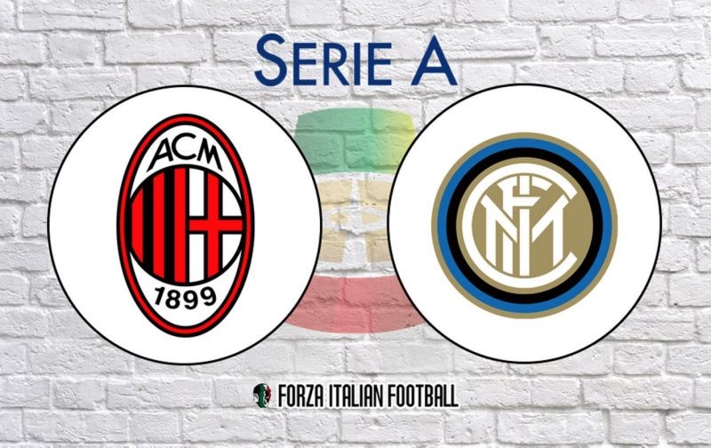 AC Milan v Inter: Official Line-Ups