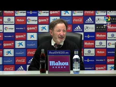 Rueda de prensa de Anquela tras el Real Oviedo vs Nàstic (2-0)