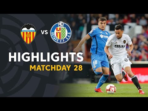 Highlights Valencia CF vs Getafe CF (0-0)