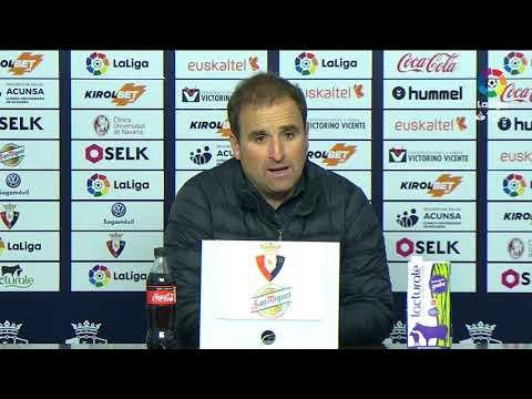 Rueda de prensa de Jagoba Arrasate tras el CA Osasuna vs CF Rayo (3-0)
