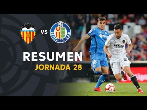 Resumen de Valencia CF vs Getafe CF (0-0)